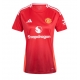 Manchester United Alejandro Garnacho #17 Maglia Gara Casa Repliche 2024-25 Donna Maniche Corte